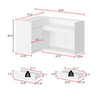 Reception Desk Storage Offices and Clinics Workstaiton Welcome Desk