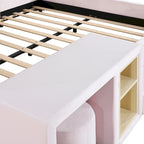 Full Size Upholstered Grounded Bed