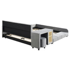 Full Size Upholstered Grounded Bed