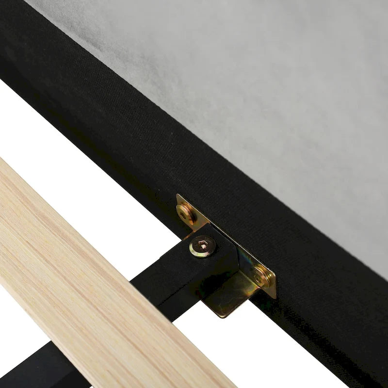 Full Size Upholstered Grounded Bed