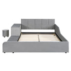 Full Size Upholstered Grounded Bed