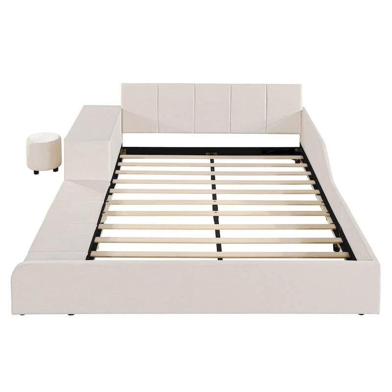 Full Size Upholstered Grounded Bed