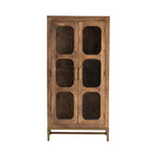 Apollo Wooden Two-Door Curio Cabinet - 30 x 16 x 61