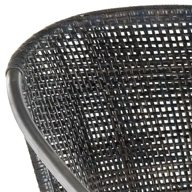 SAFAVIEH Jullieta Black Arm Chair (Set of 2) - 21 W x 22.3 L x 33.5 H - 21Wx22Dx34H