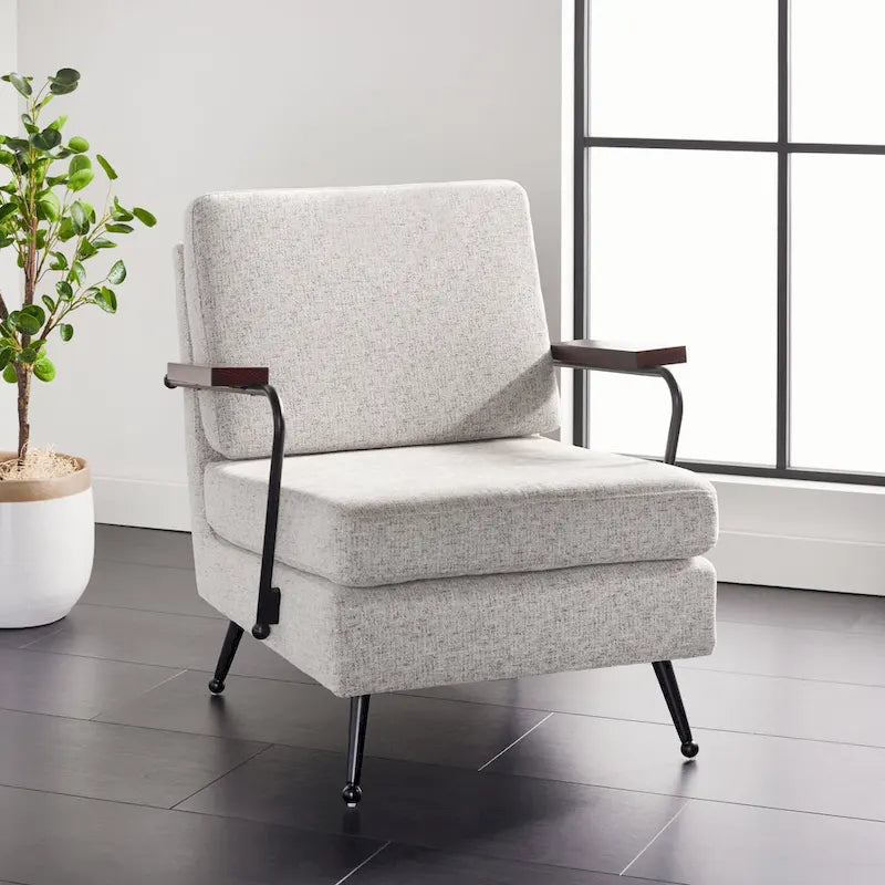 SAFAVIEH Leda Arm Chair - 26 W x 29 D x 32 H - 26Wx29Dx32H