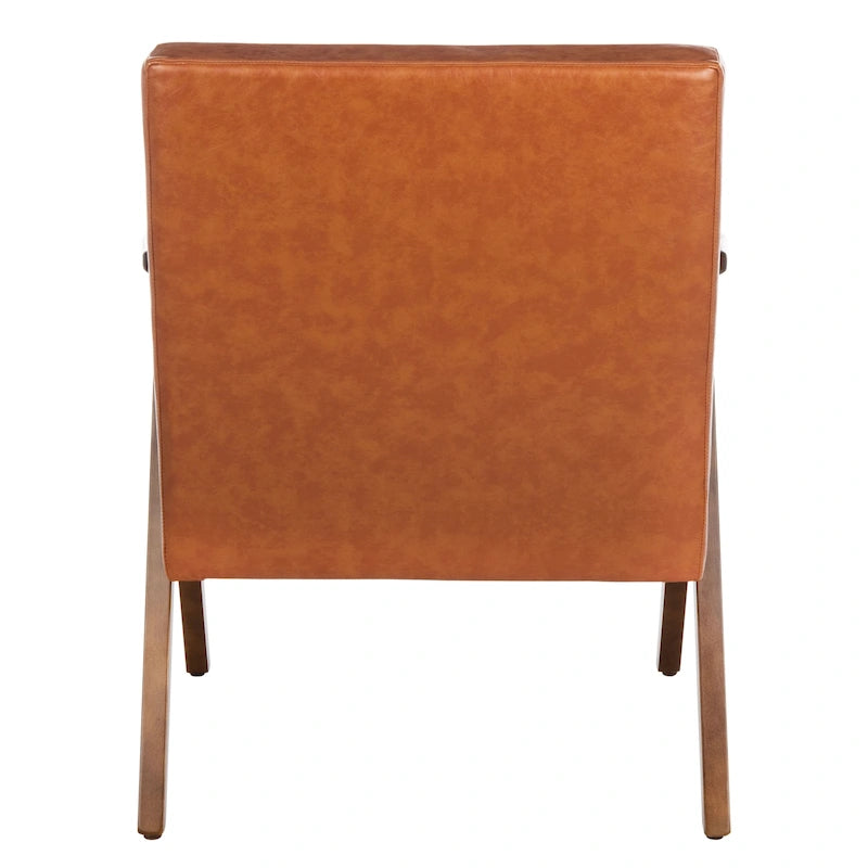 SAFAVIEH Manie Arm Chair - 27.6 W x 29.1 L x 34.3 H - 28Wx29Dx34H