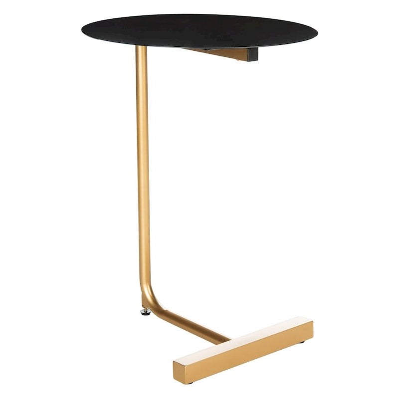 SAFAVIEH Aline Round Side Drink C-Table - 17.7 W x 17.7 L x 25 H - 18Wx18Dx25H