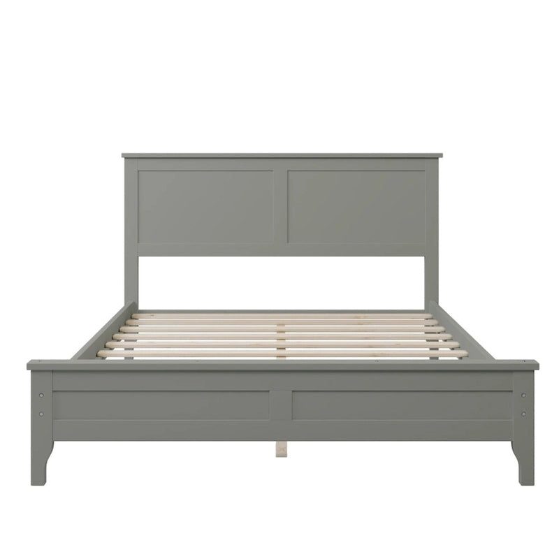 Modern Wood Full Platform Bed for bedroom