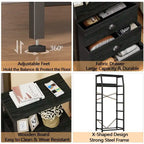 White Dresser with 5 Drawers