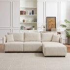 106 Multi-Module Combination Style Sofa, Modern Minimalist Corduroy Combination Sofa
