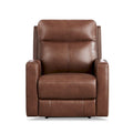 Zero Gravity Power Recline and Headrest Grain Leather Recliner