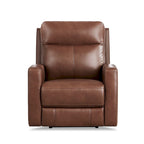 Zero Gravity Power Recline and Headrest Grain Leather Recliner