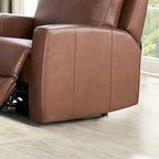Zero Gravity Power Recline and Headrest Grain Leather Recliner