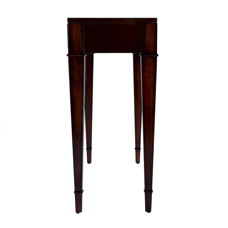 Kai 2 Drawer 46 Burl Wood Console Table