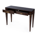 Kai 2 Drawer 46 Burl Wood Console Table