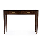 Kai 2 Drawer 46 Burl Wood Console Table