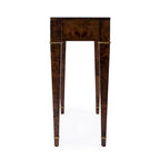 Kai 2 Drawer 46 Burl Wood Console Table