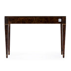 Kai 2 Drawer 46 Burl Wood Console Table