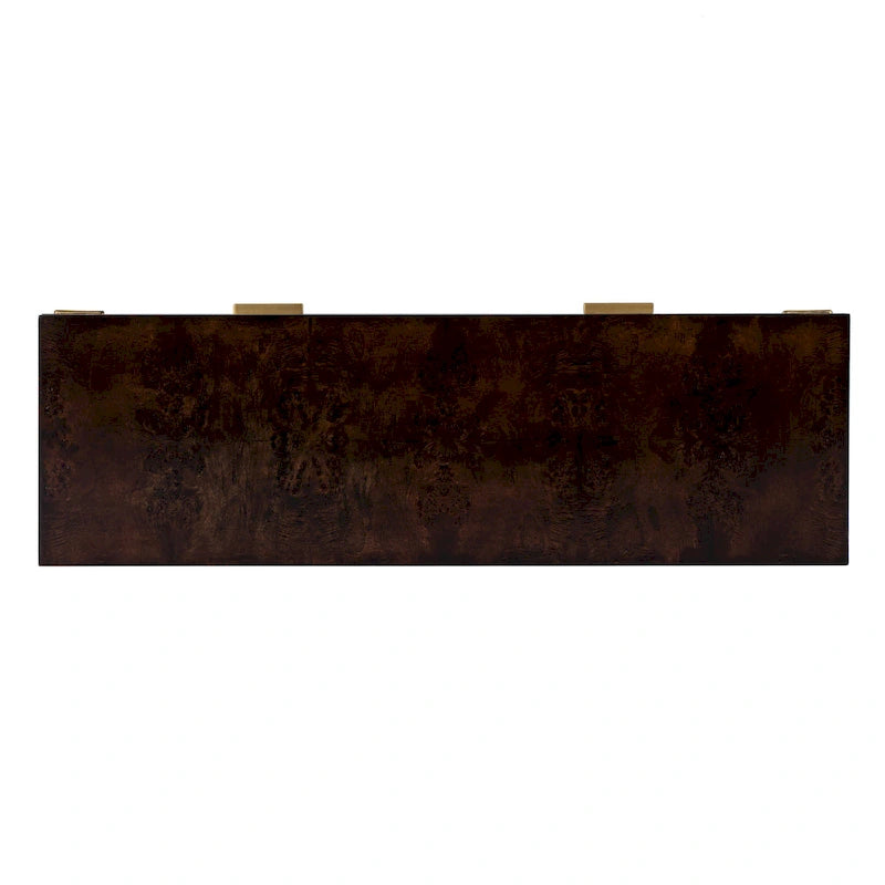 Kai 2 Drawer 46 Burl Wood Console Table