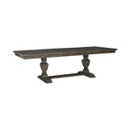 Brown 7 Piece Trestle Table Set