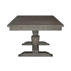 Brown 7 Piece Trestle Table Set