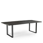 Sparrow Solid Wood Dining Table - Gray