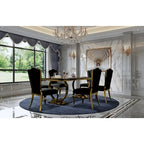 72 inch Rectangular Dining Table with U-Shaped Base