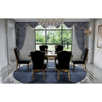 72 inch Rectangular Dining Table with U-Shaped Base