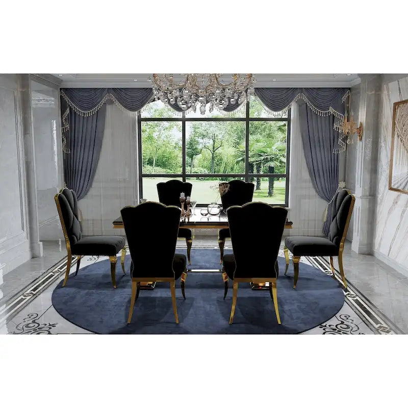 72 inch Rectangular Dining Table with U-Shaped Base