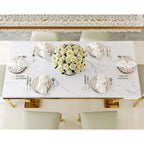 72 inch Rectangular Dining Table with U-Shaped Base