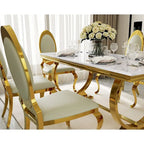 72 inch Rectangular Dining Table with U-Shaped Base