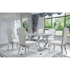 72 inch Rectangular Dining Table with U-Shaped Base