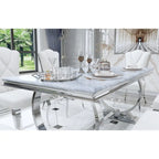 72 inch Rectangular Dining Table with U-Shaped Base