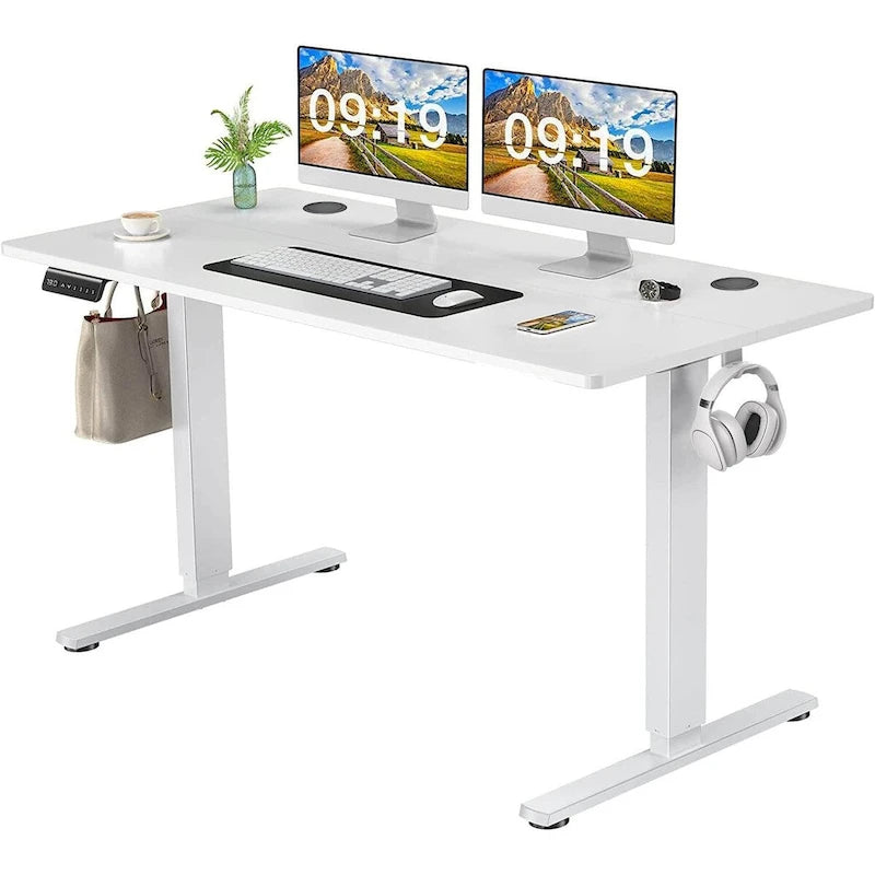 Electric Height Adjustable Standing Desk,Sit to Stand Ergonomic Computer Desk,55 x 24