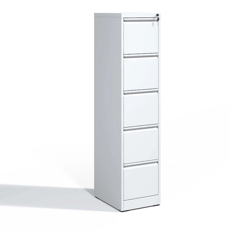 5 Drawer Metal Vertical File Cabinet with Lock