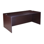 BOSS 71-inch L-Shape Corner Executive Desk with Dual File Pedestals