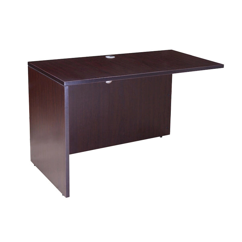 BOSS 71-inch L-Shape Corner Executive Desk with Dual File Pedestals