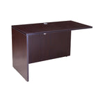 BOSS 71-inch L-Shape Corner Executive Desk with Dual File Pedestals