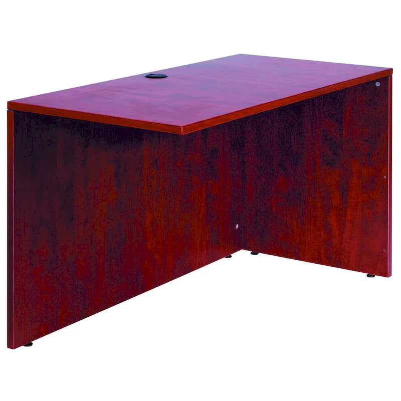 BOSS 71-inch L-Shape Corner Executive Desk with Dual File Pedestals