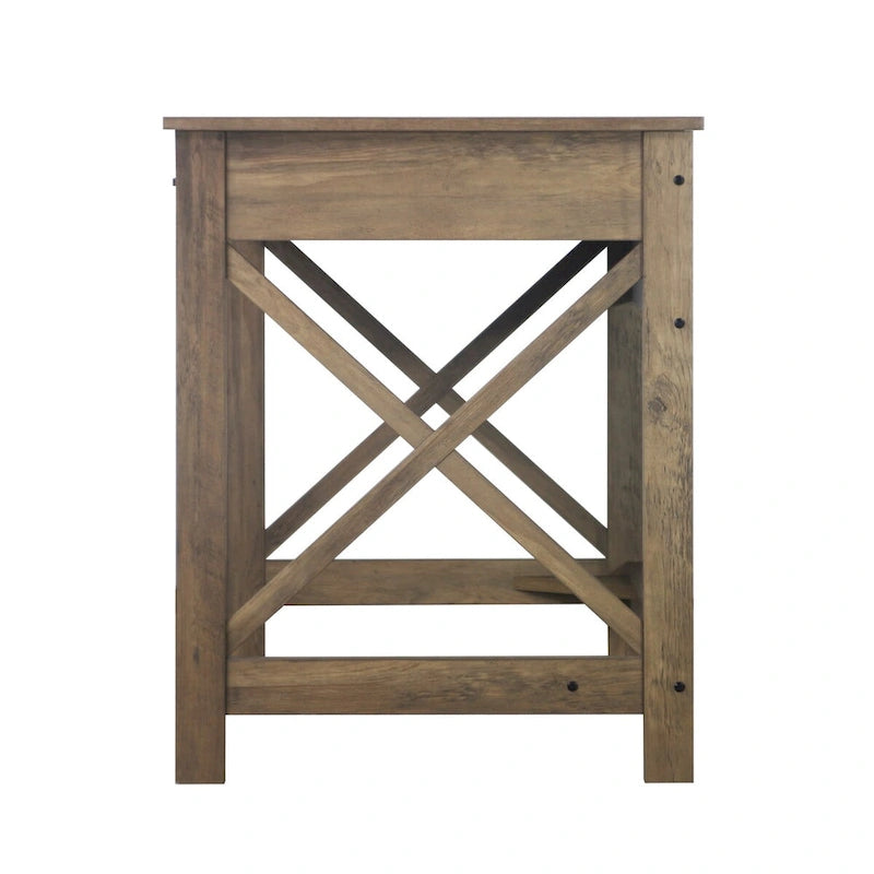 Saint Birch Alaska 47 Wrinting Desk with Two Drawers