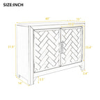 40 Modern Console Table Sofa Table with 2 Shelves