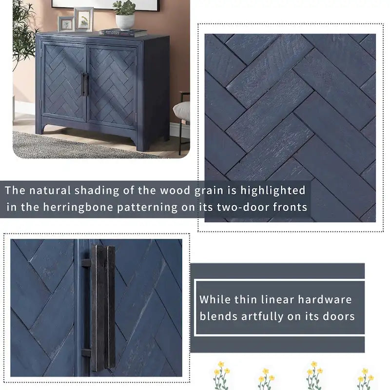 40 Modern Console Table Sofa Table with 2 Shelves