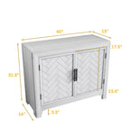 40 Modern Console Table Sofa Table with 2 Shelves