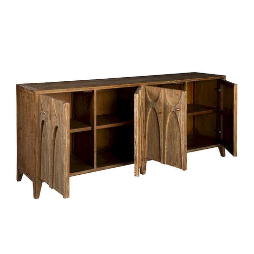 78 inches w x 18 inches d x 34 inches hProduct Dimensions: 78 inches wide x 18 inches deep x 34 inches highProduct Weight: 137 lbs (Assembled) Mid-Century Buffets And Sideboard
