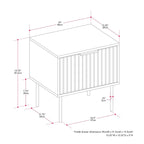 Alexander Fluted Side Table