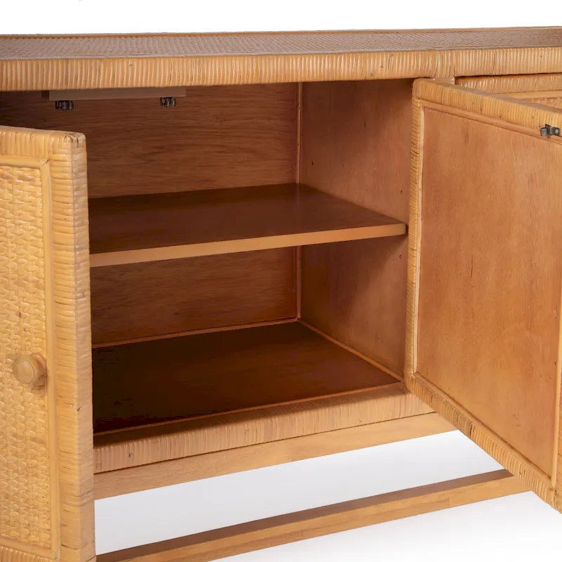 Captiva Rattan 4 Door 76 Sideboard