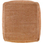 Livabliss Chunky Grid Modern & Contemporary Pouf