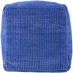 Livabliss Chunky Grid Modern & Contemporary Pouf