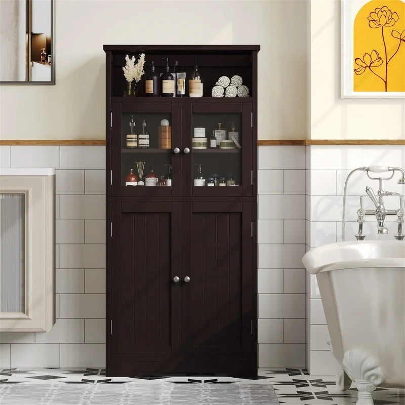 Bathroom Storage Cabinet - 11.78D x 23.6W x 50.4H