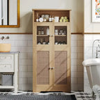 Bathroom Storage Cabinet - 11.78D x 23.6W x 50.4H